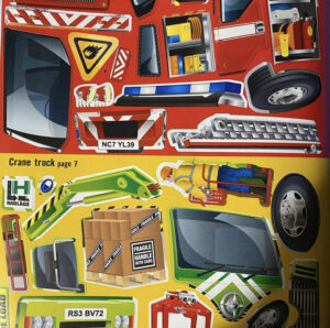 Build Your Own Trucks Sticker Book