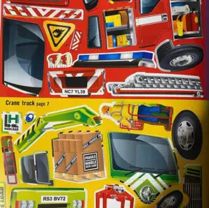 Build Your Own Trucks Sticker Book