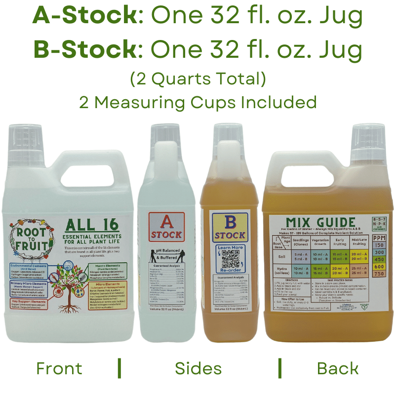 Root-to-Fruit Plant Food (2 Pack - 32 oz Bottles)