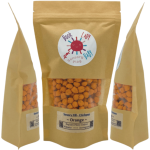 Orange Colored Chickpeas